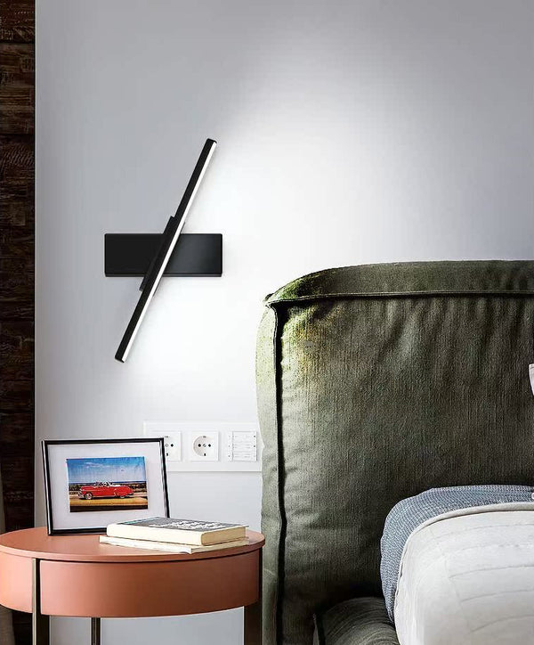 Minimalistische LED-Wandleuchte fürs Schlafzimmer