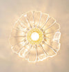 Retro lotus leaf aisle ceiling lamp