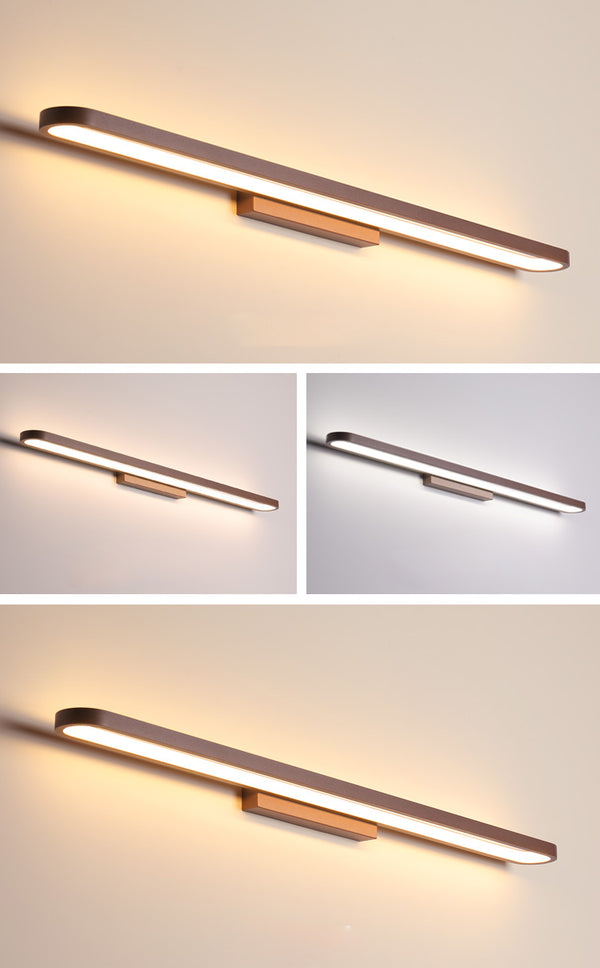 Applique murale simple à LED en aluminium avec miroir