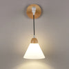 Japanese style retro bedroom wall lamp