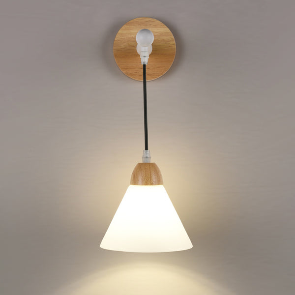 Japanese style retro bedroom wall lamp