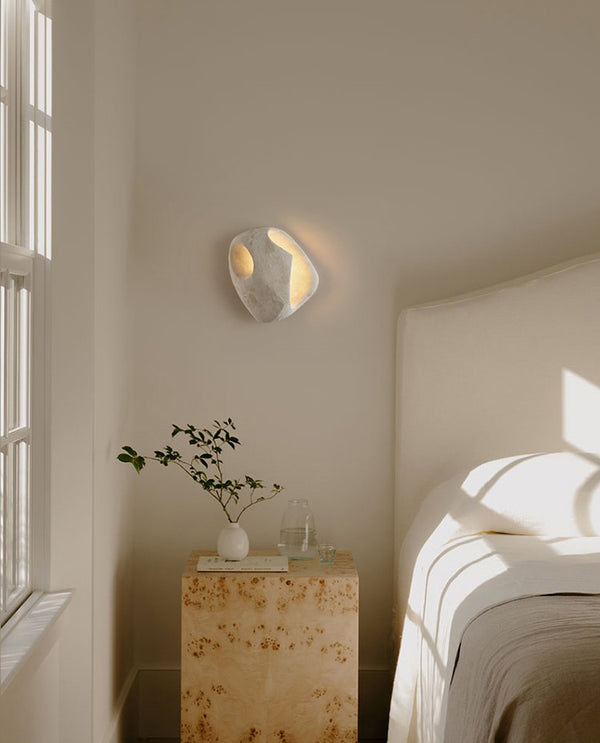 Wabi-sabi style wall lamp