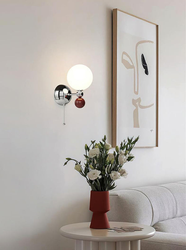 Lampe de chevet murale rétro