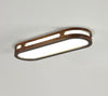 Solid wood LED ceiling light strip