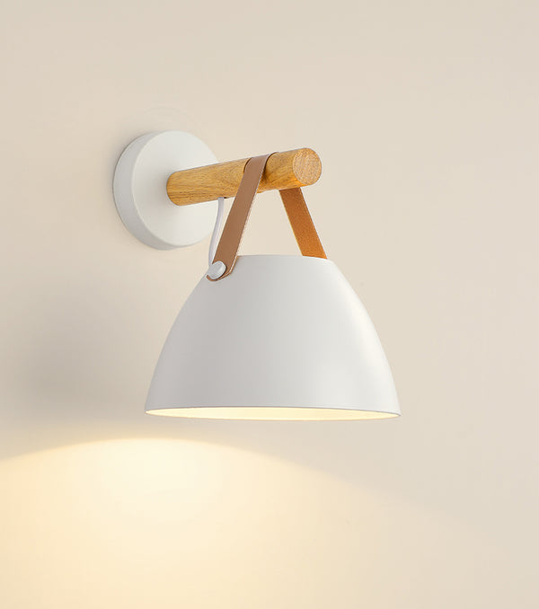 Lampe murale simple de chevet de chambre à coucher