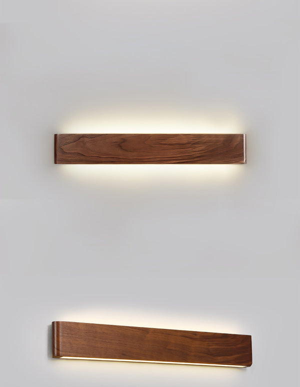 Walnut LED Wall Light