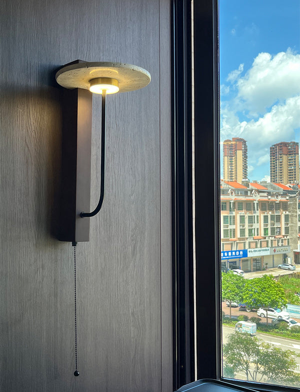 Japanese style retro bedside wall lamp