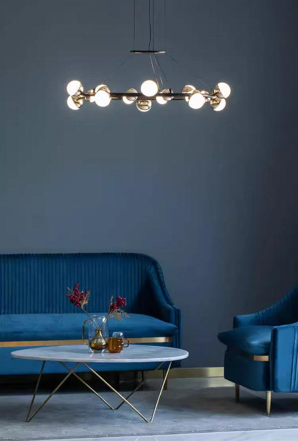 Creative molecular chandelier