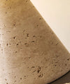 Japanese yellow travertine table lamp
