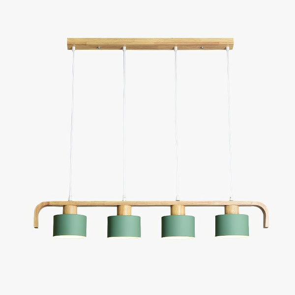 4-head macaron chandelier