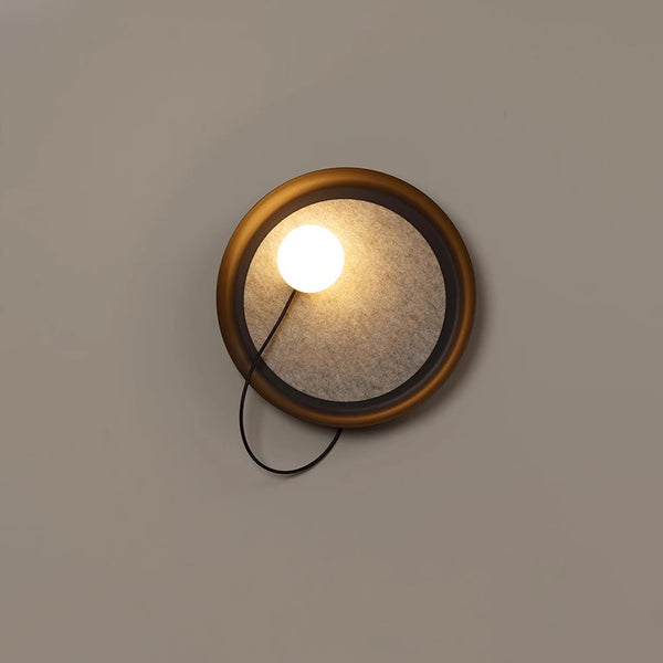 Applique murale de chevet créative en verre de style nordique