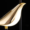 Lampe de table de chambre à coucher créative en forme d'oiseau nordique