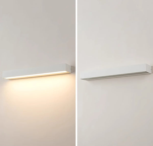 Nordic creative long strip LED outdoor wall light