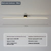 Minimalist long strip ceiling light