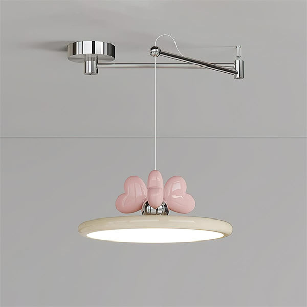 Creative Bowknot Rocker Arm Dining Chandelier