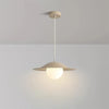 Cream style glass dining pendant light