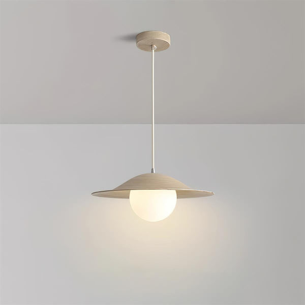 Cream style glass dining pendant light