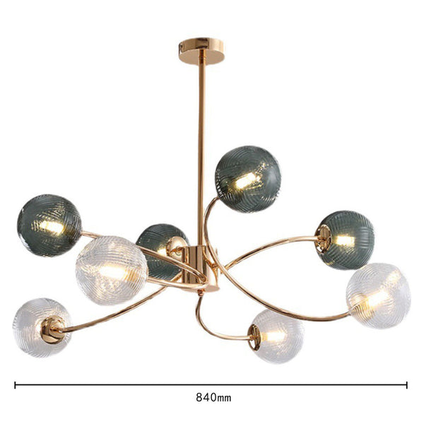 Nordic creative magic beans glass chandelier