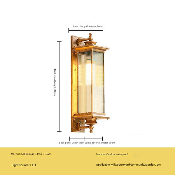Modern household outdoor lighting waterproof wall lamp