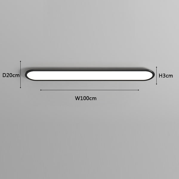 Ultra-thin corridor ceiling light