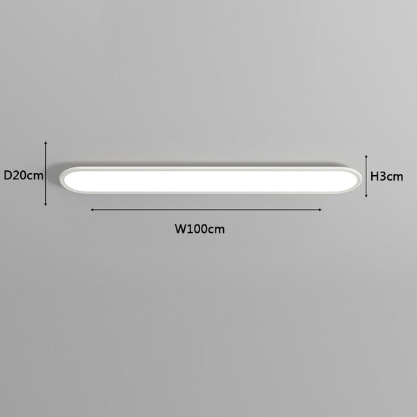 Ultra-thin corridor ceiling light