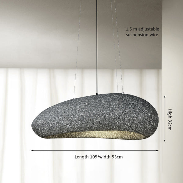 Kreativer Kronleuchter im Wabi-Sabi-Stil
