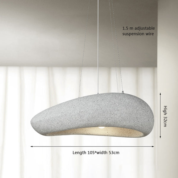 Kreativer Kronleuchter im Wabi-Sabi-Stil