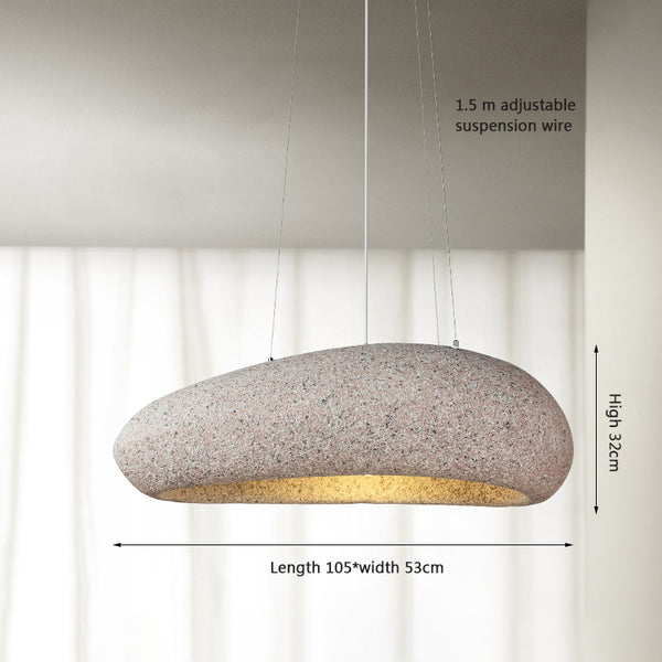 Kreativer Kronleuchter im Wabi-Sabi-Stil
