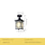 Chinese style outdoor waterproof villa corridor pavilion courtyard ceiling lamp