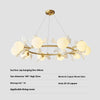 French creative ginkgo leaf living room chandelier