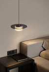 Nordic simple black bedroom bedside chandelier