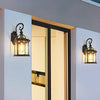 American retro outdoor waterproof courtyard corridor balcony wall lamp