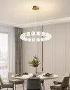 All copper LED living room bedroom chandelier