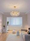 French creative branch crystal living room and dining room chandelier