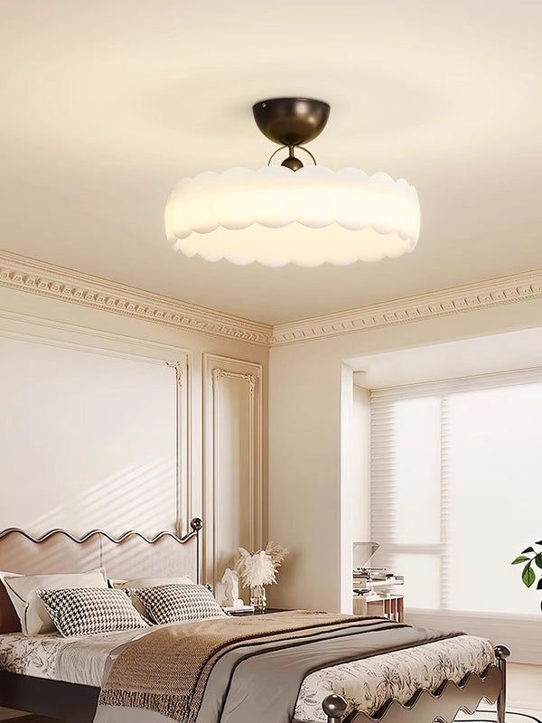 Vintage cream style children's room bedroom ceiling lamp