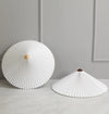 Fan shaped floor lamp