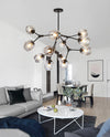 Creative and personalized magic bean molecular chandelier