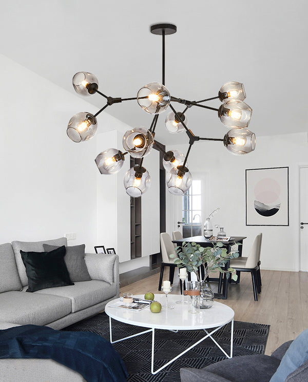 Creative and personalized magic bean molecular chandelier