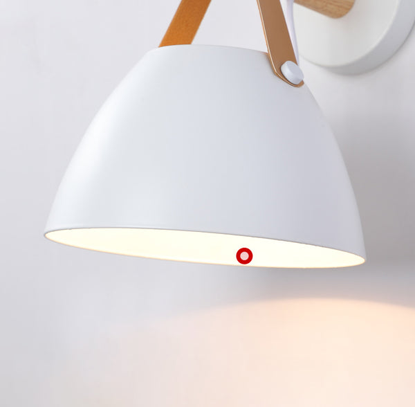 Lampe murale simple de chevet de chambre à coucher