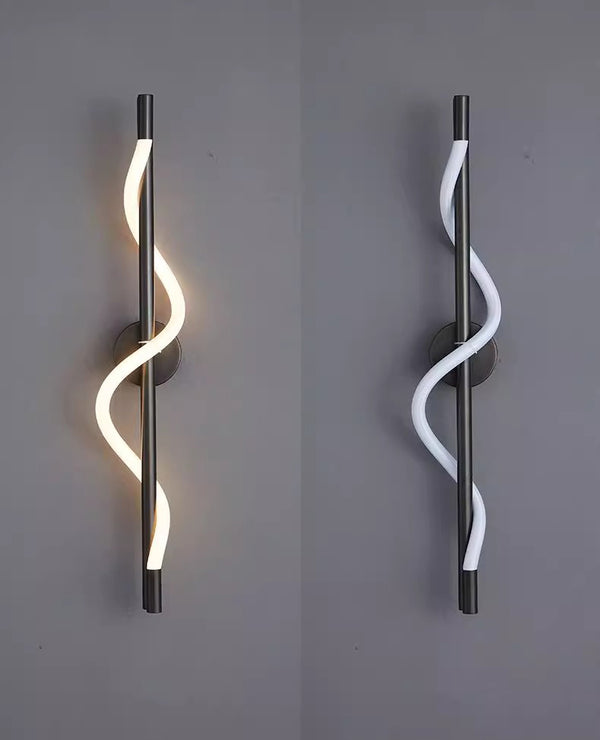 All copper line wall lamp