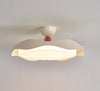 Plafonnier LED rond de style crème