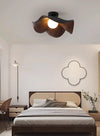 Creative retro lotus leaf bedroom corridor ceiling lamp