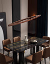 Pendelleuchte aus Walnussholz für Esszimmer