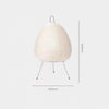 Japanese style rice paper table lamp