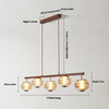 Medieval style glass restaurant chandelier