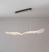 Nordic long strip creative wings led dining chandelier