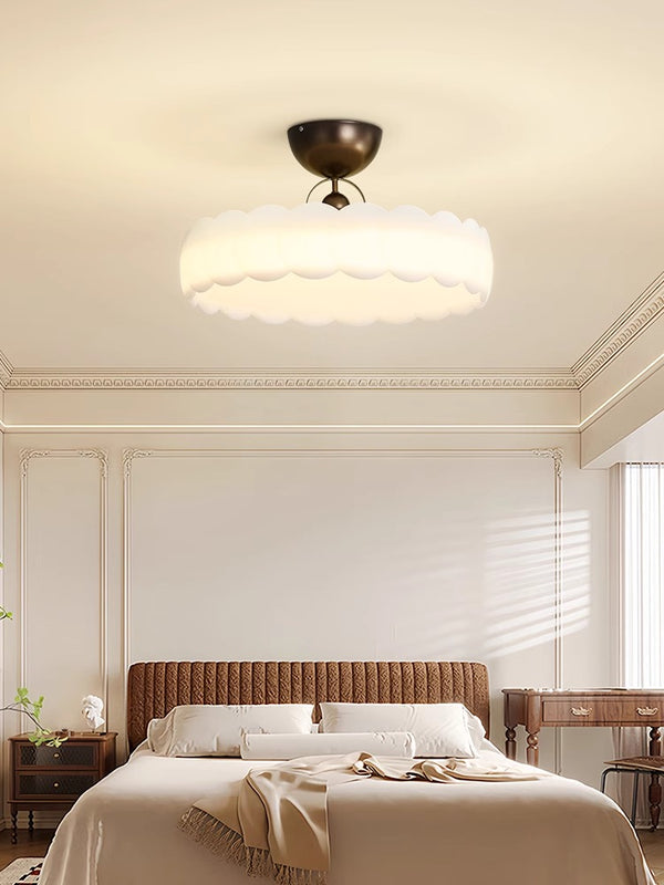 Vintage cream style children's room bedroom ceiling lamp