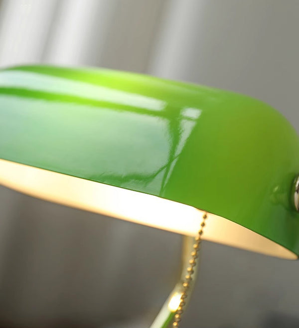 Vintage Glass Desk Reading table lamp