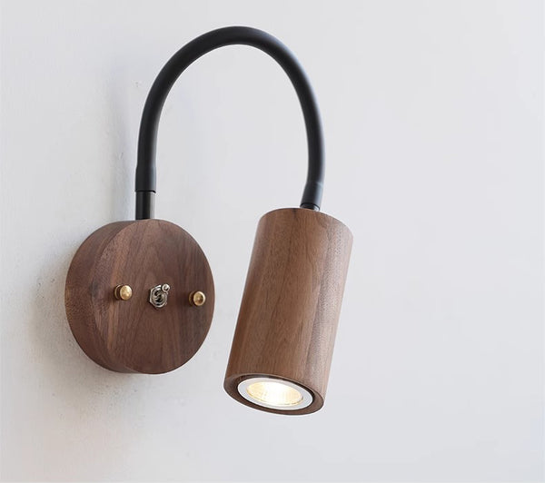 Lampe de chevet murale rotative rétro