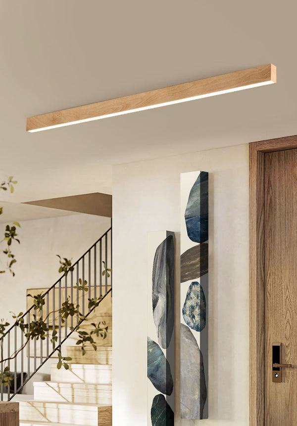 Lange Deckenlampe im japanischen Stil